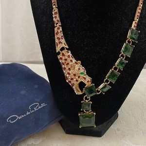 🆕 Oscar de la Renta  Panther Necklace
